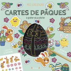 CARTES DE PAQUES A GRATTER ET A COLORIER - TCHATCHA ESTELLE