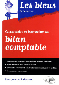 Comprendre et interpréter un bilan comptable - Lehmann Paul-Jacques