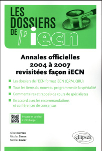 Annales officielles 2004 à 2007 revisités façon iECN - Deroux Alban ; Simon Nicolas ; Cuvier Nicolas