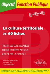 La culture territoriale en 60 fiches - Faivre Emmanuel ; Graouer Caroline ; Gaillard Bric