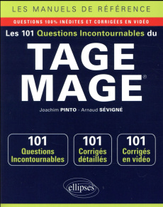 Les 101 questions incontournables du TAGE MAGE - Pinto Joachim ; Sévigné Arnaud