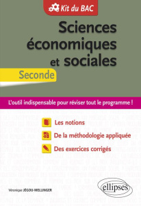 Sciences économiques et sociales 2de - Jégou-Mellinger Véronique