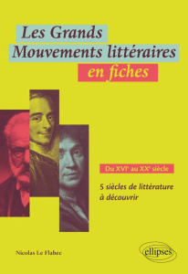 Les grands mouvements littéraires en fiches. Du XVIe au XXe siècle 5 siècles de littérature à découv - Le Flahec Nicolas