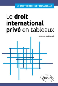 Le droit international privé en tableaux - Guillaumé Johanna