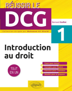 Introduction au droit UE 1 - Guillot Bernard