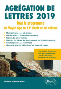 Agrégation de Lettres. Tout le programme du Moyen-Age au XXe siècle en 1 volume, Edition 2019 - Gouvard Jean-Michel ; Pierre Delphine ; Véron Laél