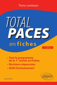 Total PACES en fiches. 2e édition - Périsson Jean
