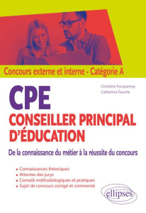 Conseiller principal d'éducation (CPE) - Focquenoy Christine, Fauche Catherine
