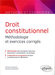 Droit constitutionnel - Aromatario Silvano, Bonduelle Alexandre
