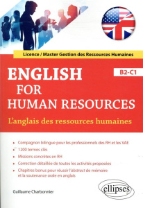 L'anglais des ressources humaines B2-C1. Edition bilingue français-anglais - Charbonnier Guillaume