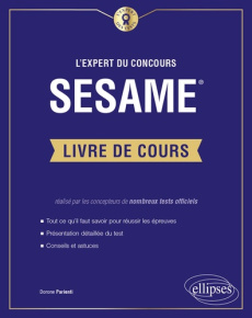L'Expert du concours SESAME - Le livre de cours - Parienti Dorone