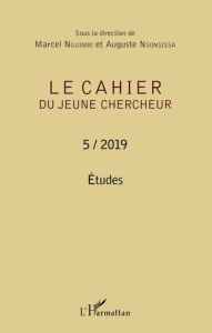 Le cahier du jeune chercheur N° 5/2019 : Etudes - Nguimbi Marcel ; Nsonsissa Auguste