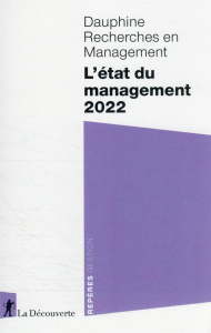 L'état du management. Edition 2022 - DAUPHINE RECHERCHES