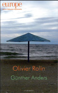 Europe N° 1058-1059-1060, juin-juillet-août 2017 : Olivier Rolin/Günther Anders - Para Jean-Baptiste