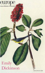Europe N° 1137-1138, janvier- février 2024 : Emily Dickinson - Vinclair Pierre ; Delphy Françoise ; Roudeau Cécil