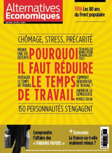 Alternatives économiques N° 357, mai 2016 : Pourquoi il faut réduire le temps de travail - Duval Guillaume