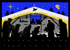 Calendrier de l'Avent. Ce soir, c'est Noël - Evangelisti Dominique