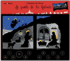 CALENDRIER DE L'AVENT RELIGIEUX - LA GROTTE DE LA NATIVITE - EVANGELISTI - EVANGELISTI