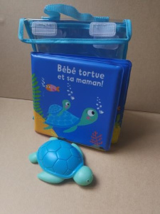 Bébé tortue et sa maman ! Avec une figurine de tortue - Deloste Marie ; Chauvet Isabelle