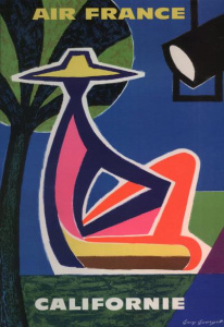 Carton à dessin Californie - Georget Guy