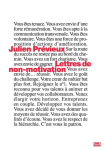 Lettres de non-motivation - Prévieux Julien