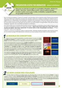 Présentation assistée par ordinateur. Règles générales - Martin Solenna