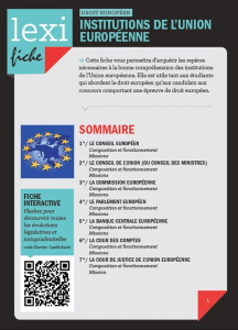 Droit européen. Les institutions de l'Union européenne - Bauchy Julie