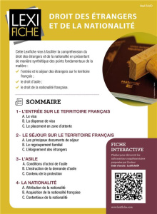 Droit des étrangers et de la nationalité - Raad Naël