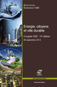 Energie, citoyens et ville durable. Congrès OSE, 13e édition - ASSOCIATION EVENEMEN