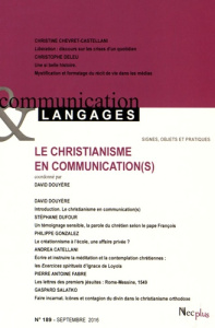 Communication et Langages N° 189, septembre 2016 : Le christianisme en communication(s) - Douyère David