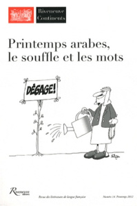 Riveneuve Continents N° 14, Printemps 2012 : Printemps arabes, le souffle et les mots - Kraemer Gilles ; Sancerni Alain