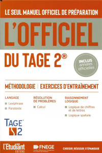 L'officiel du TAGE 2. Manuel officiel de préparation au test - Leblé Thomas ; Pannetier François ; Thévenet Mauri