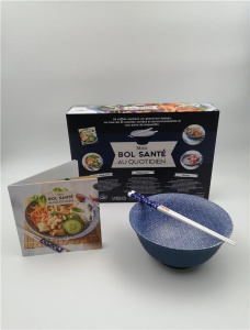 Mon bol santé au quotidien. Coffret avec un bol, une paire de baguettes et un livre - Hemon Albane ; Desgages Aurélie