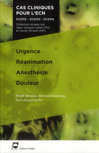 Urgence Réanimation Anesthésie Douleur - Benaïssa Malek ; Delannoy Bertrand ; Lehot Jean-Ja