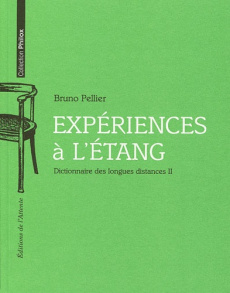 Dictionnaire des longues distances. Tome 2, Expériences à l?étang - Pellier Bruno