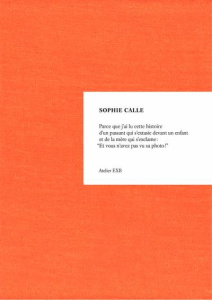 Parce que... 2e édition revue et augmentée - Calle Sophie