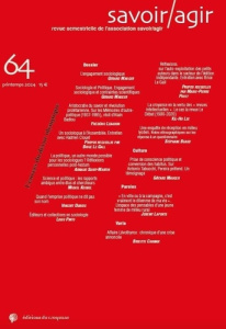 Savoir/Agir N° 64, printemps 2024 : L'envers du décor olympique - Koebel Michel ; Louey Sophie