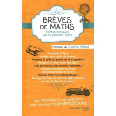 Brèves de maths. Mathématiques de la planète Terre - Andler Martin ; Bel Liliane ; Benzoni Sylvie ; Vil