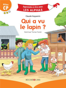 Qui a vu le lapin ? Milieu CP - Huguenin Claude ; Tessier Thomas