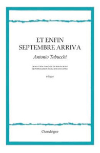 ET ENFIN SEPTEMBRE VINT - TABUCCHI ANTONIO