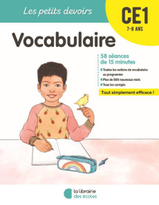 Vocabulaire CE1. Edition 2019 - Spiering Elisabeth ; Gravier Alice