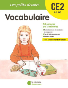 Vocabulaire CE2. Edition 2019 - Spiering Elisabeth ; Gravier Alice