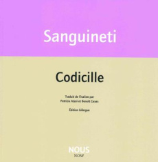 Codicille - Sanguineti Edoardo