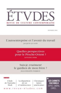 Etudes N° 4224, février 2016 - Euvé François