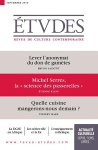 Etudes N° 4263, septembre 2019 - Euvé François