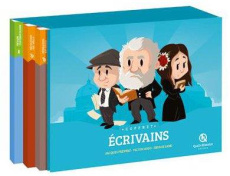 COL.COFFRET-ECRIVAINS 3EX 1POSTER - V. BARON/WENNAGEL