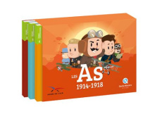 COL.COFFRET-AS DE L'AVIATION 14-18 3EX POSTER - CRETE/WENNAGEL