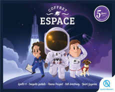 Espace. Coffret en 5 volumes : Apollo 11 ; Conquête spatiale ; Thomas Pesquet ; Neil Armstrong ; You - Gouazé Julie ; Wennagel Bruno ; Ferret Mathieu ; B