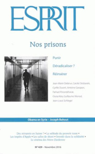 Esprit N° 429, Novembre 2016 : Nos prisons - Bujon Anne-Lorraine