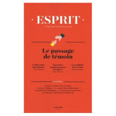 Esprit N° 443, avril 2018 : Le passage de témoin - Bujon Anne-Lorraine
